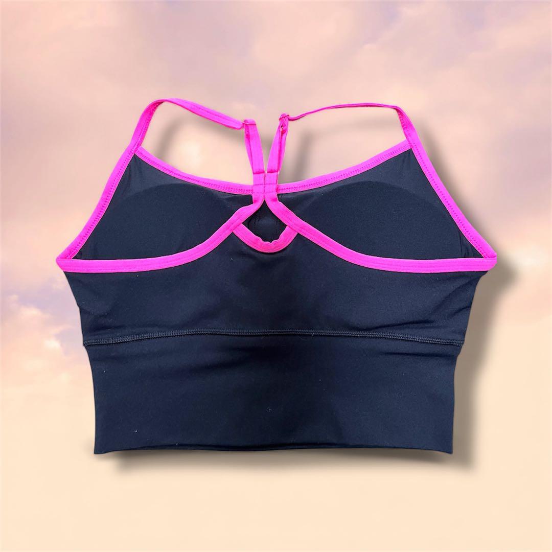 JAZZERCISE ブラトップ　黒/ピンク