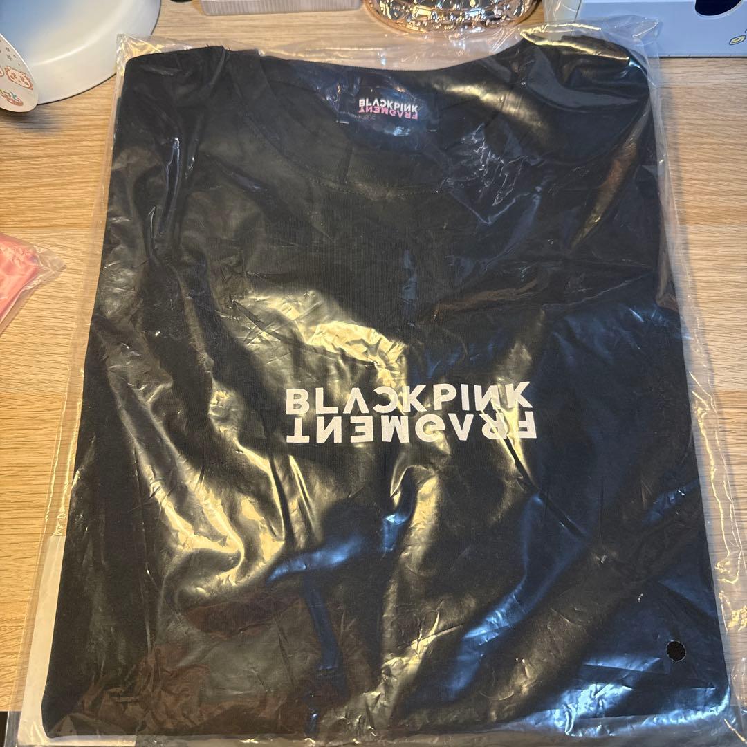 フラグメント x BLACKPINK Tシャツサンダー \"ブラック\" M
