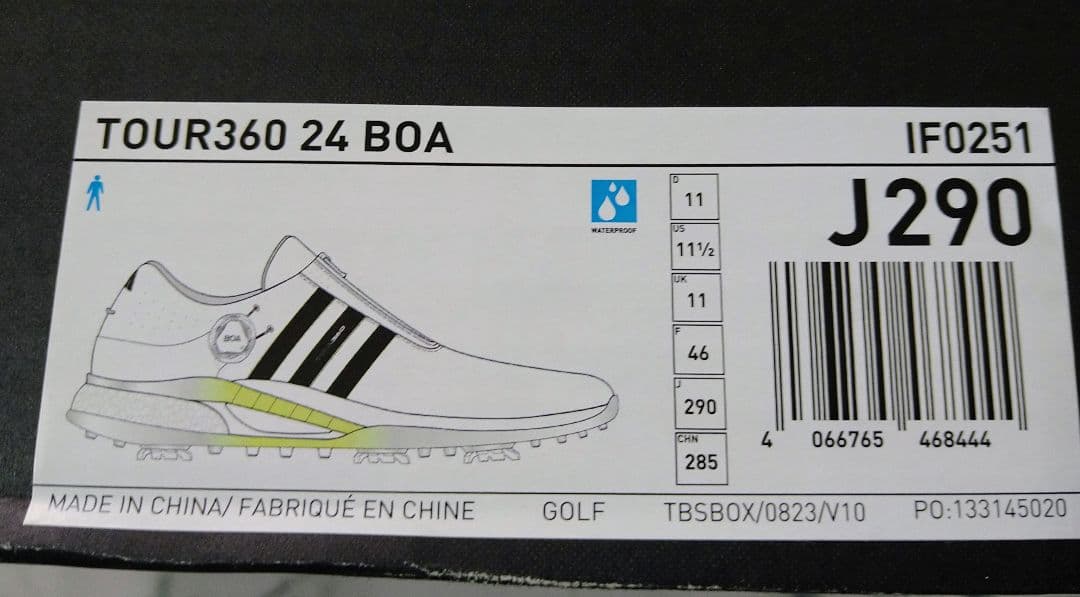 アディダス ゴルフシューズ メンズ ツアー360 24ボア 29cm