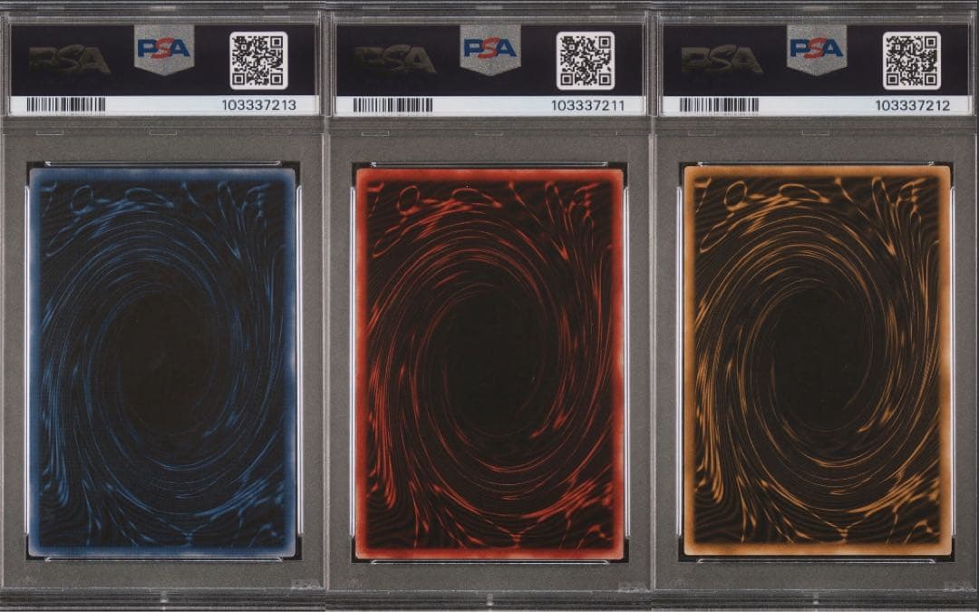 遊戯王　三幻神 G4 オシリス　オベリスク ラー　シク　PSA10 連番