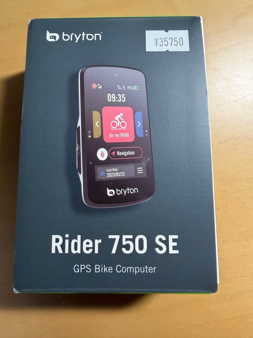 Bryton Rider 750 SE GPSバイクコンピューター マウント付き