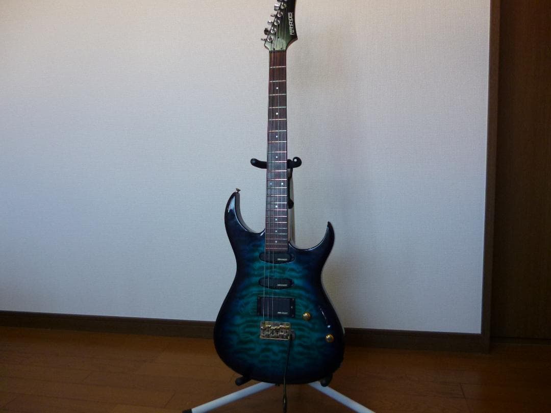 値下げ‼　FERNANDES FGZ 400 杢目　ブルー／ブラック　美品！