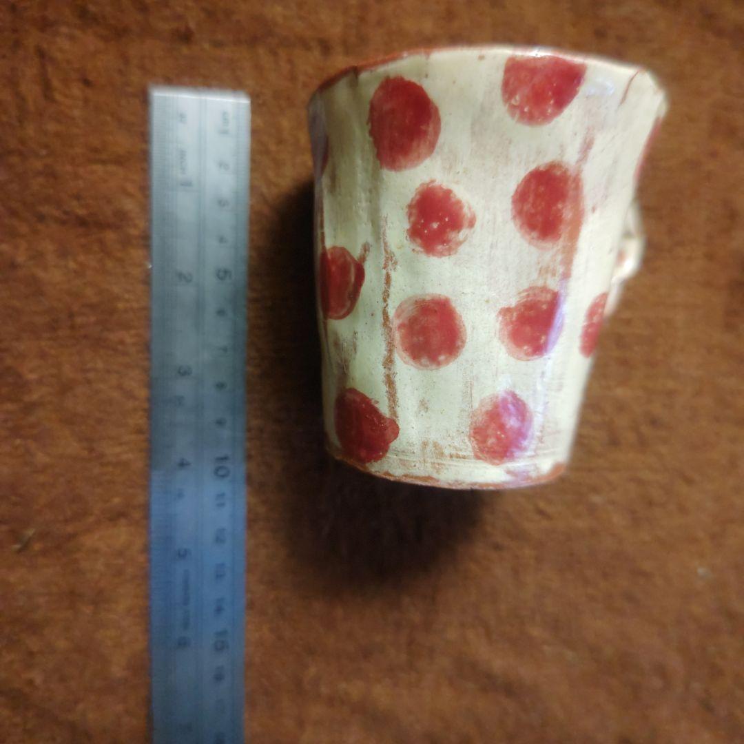 ドット　ストライプ　格子　マグカップ