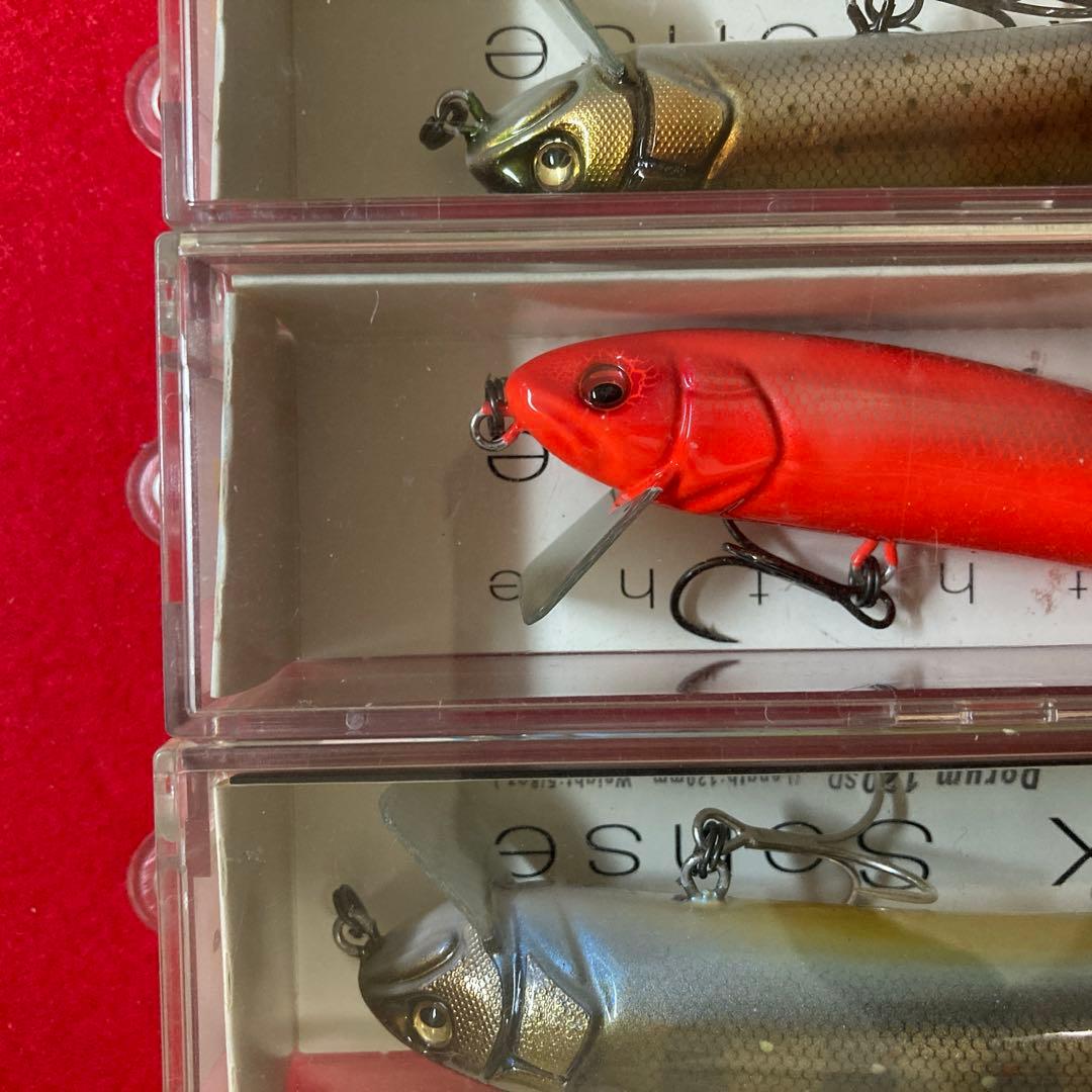 【新品・未使用品】メガバス　ドラム120SD×1個 ドラム100×2個セット