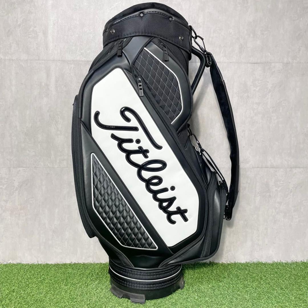 【極美品】Titleist タイトリスト キャディバッグ ゴルフバッグ ブラック