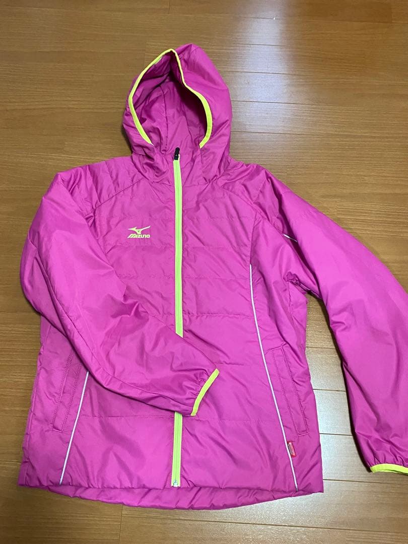 ミズノ ブレスサーモ 裏起毛 ウインドブレーカー 上下 セットアップ レディース