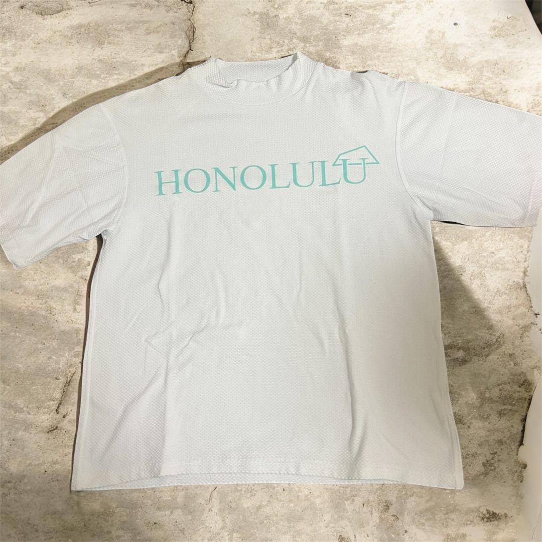 美品 サルベージパブリックコレパ　モックネックシャツ ホワイト