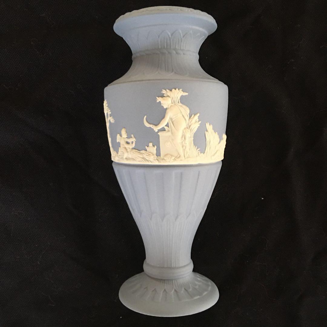 ウェッジウッド　ジャスパー　フラワーベース　新品箱入り