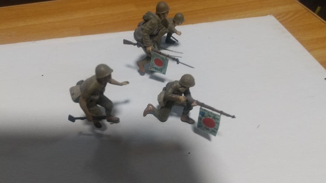 1/35 完成品 架空 日本陸軍四式中戦車&日本陸軍歩兵
