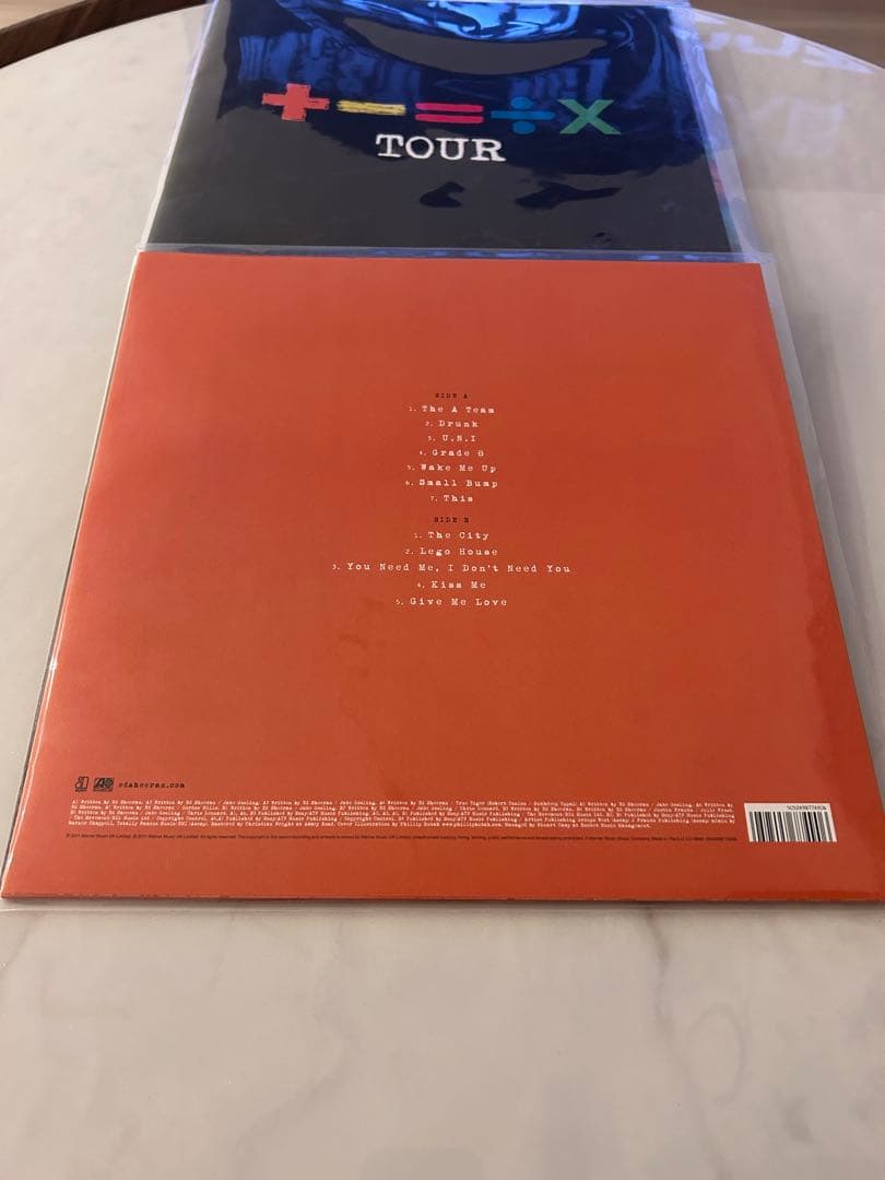 【げんき】エドシーランレコードセット3枚＋tourプログラム