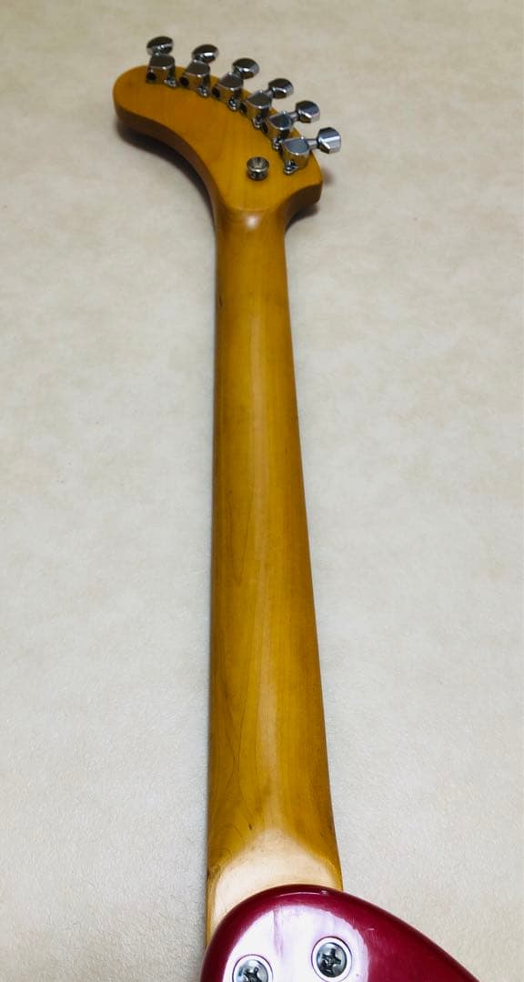 ZO-3 レッド アンプ内蔵ミニギター ヘッドフォン端子付