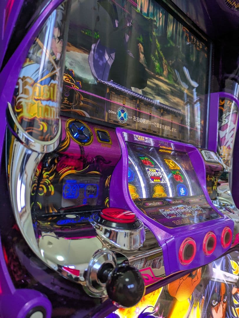 バジリスク甲賀忍法帖Ⅲ パチスロ機 大画面