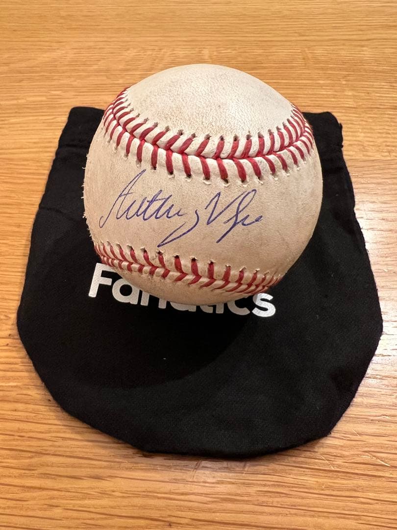 Anthony Volpe Game-Used 直筆サインボール