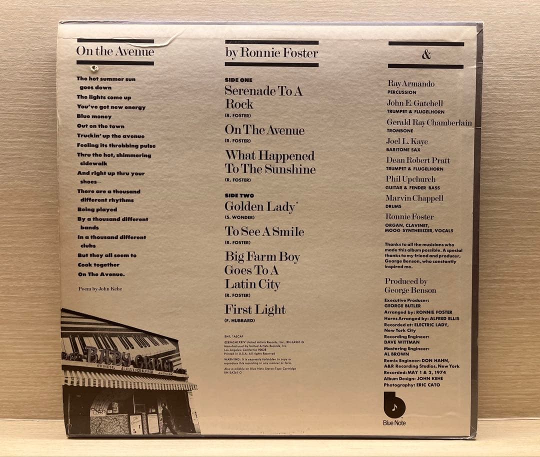 USオリジナル Ronnie Foster / OnTheAvenue (LP)