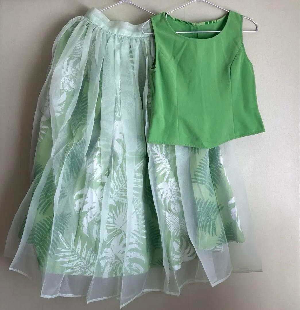 フラダンス　衣装　セットアップ