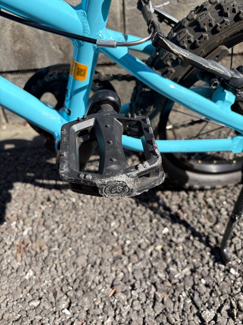 ヨツバサイクル 14インチ 子供用自転車 ラムネブルー 防犯登録解除済