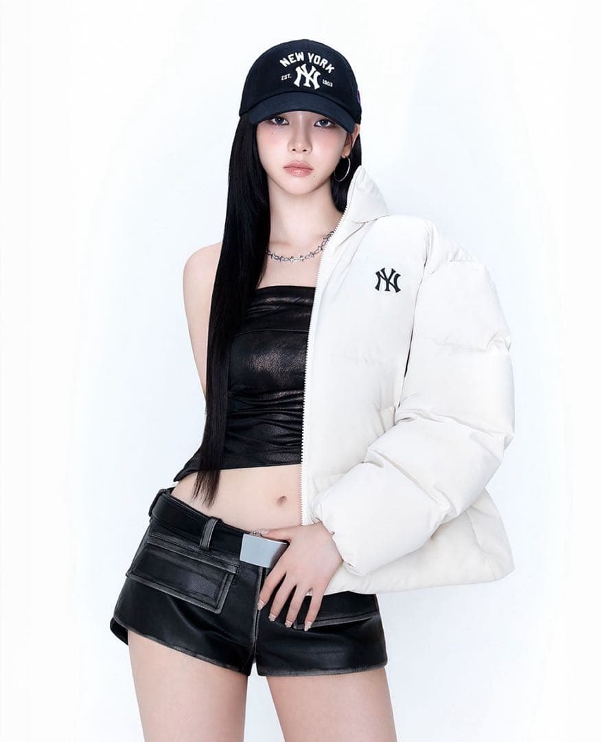 Annie aespa カリナ着用 韓国限定 MLB KOREA キャップ