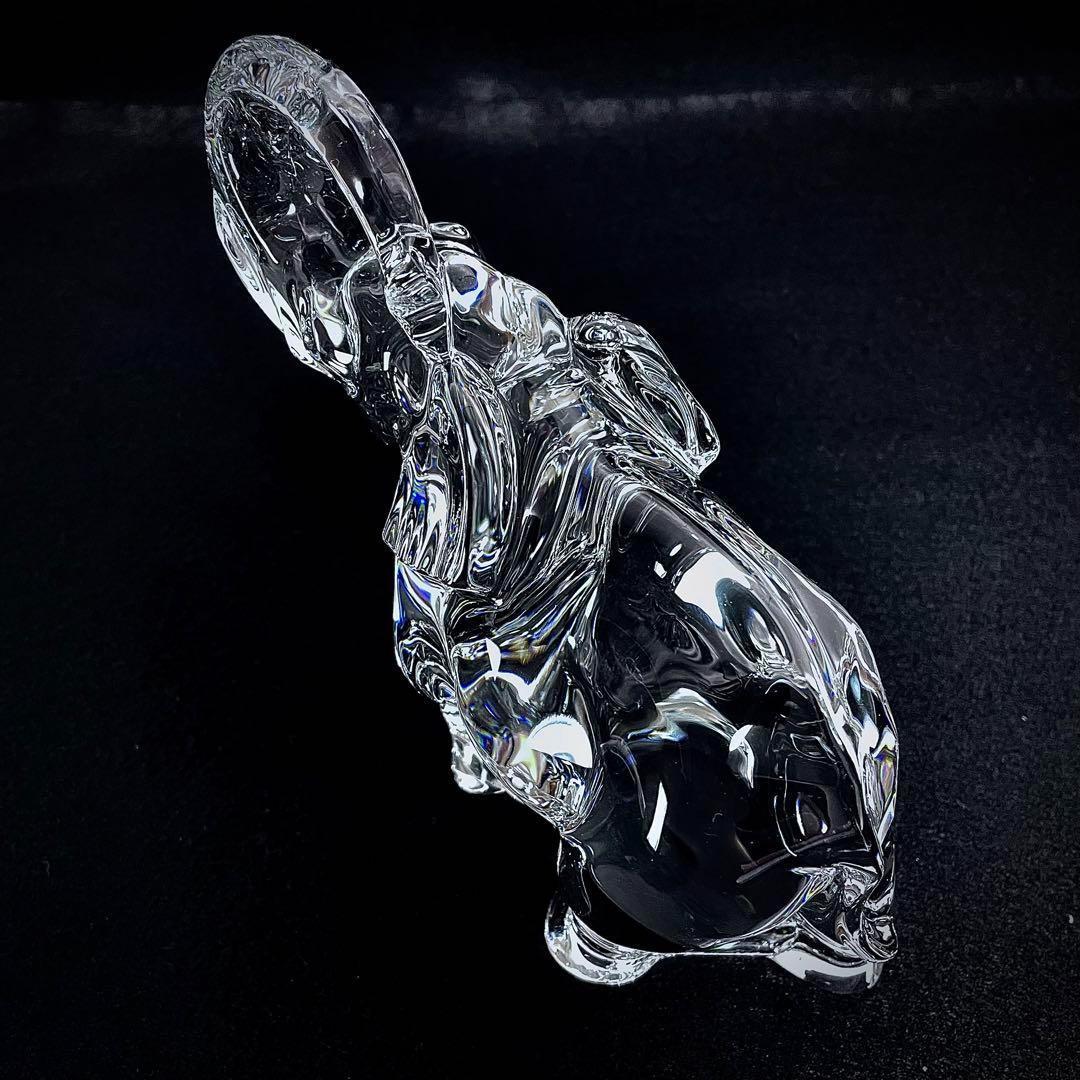 【欠けあり】Baccarat バカラ オブジェ 置き物 象 ゾウ エレファント
