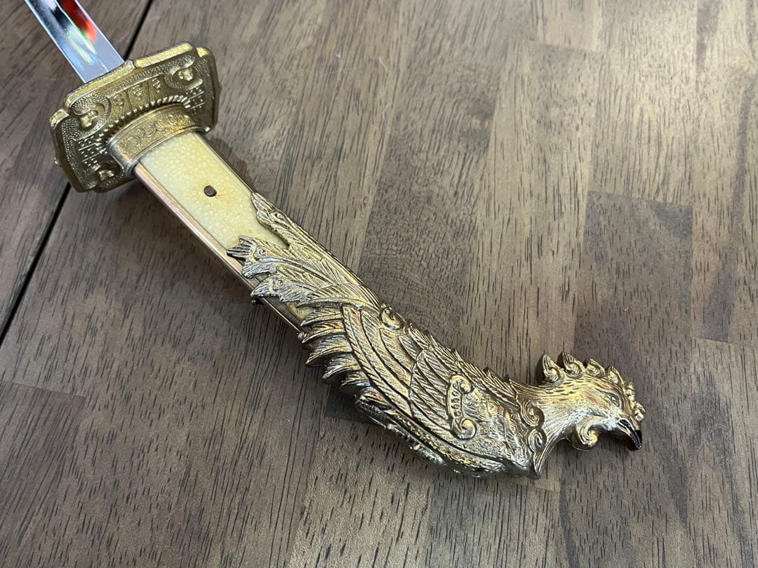 【アンティーク】鳥頸太刀拵 衛府太刀拵 細太刀拵 模造刀 太刀 日本刀 レトロ