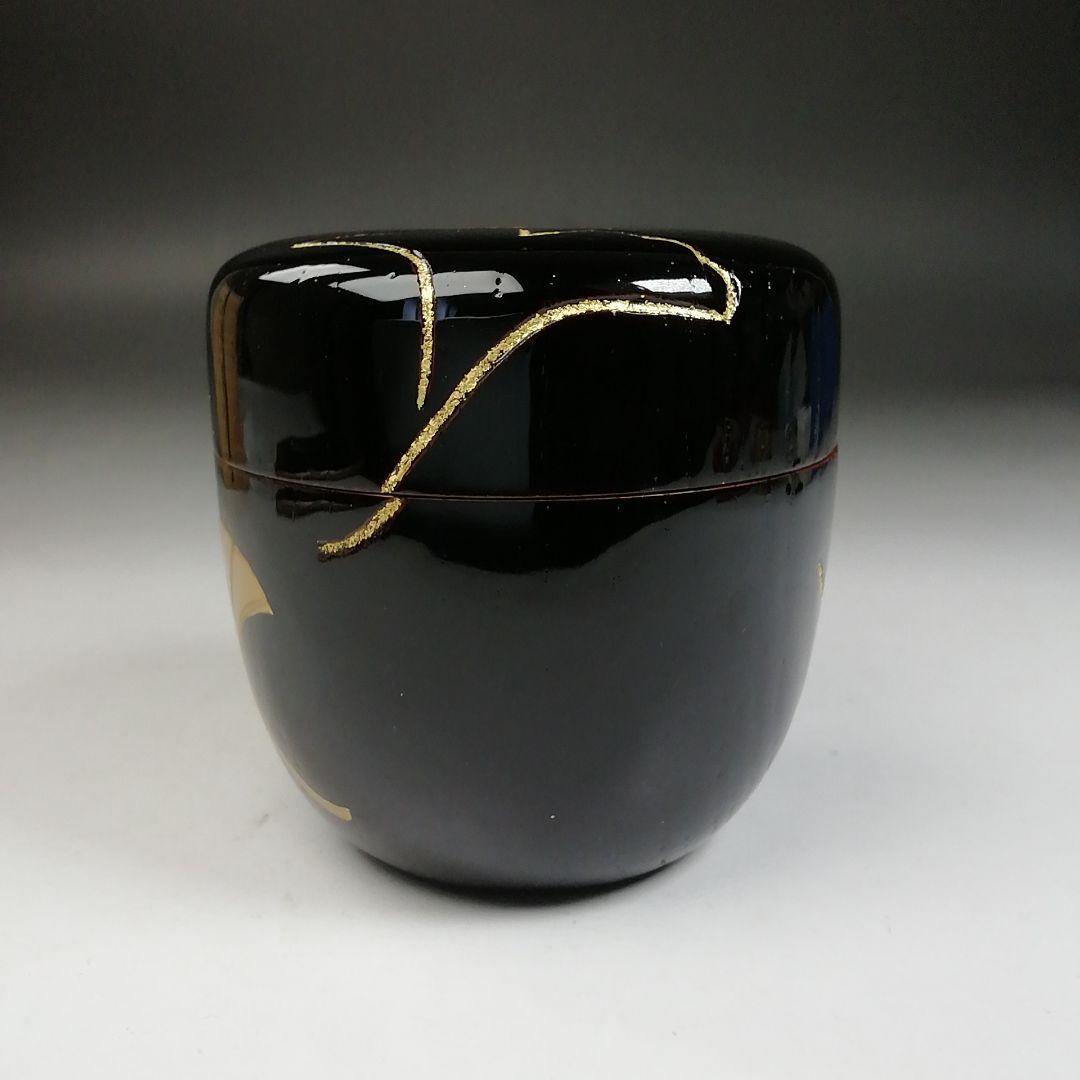 Ｗ１７９　棗　『鵬雲斎好写　五葉棗』『吉田一峰 作』　共箱　茶道具