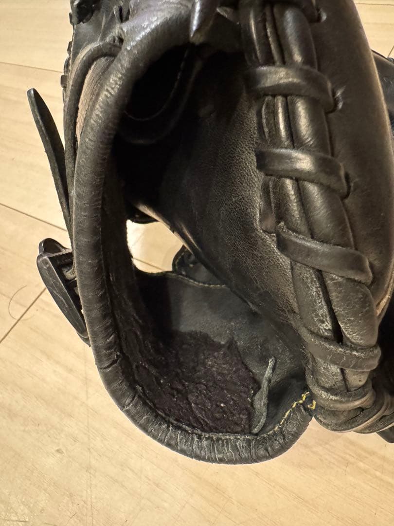 ハタケヤマ 少年軟式用キャッチャーミット TH-JR8BS 手入れ口