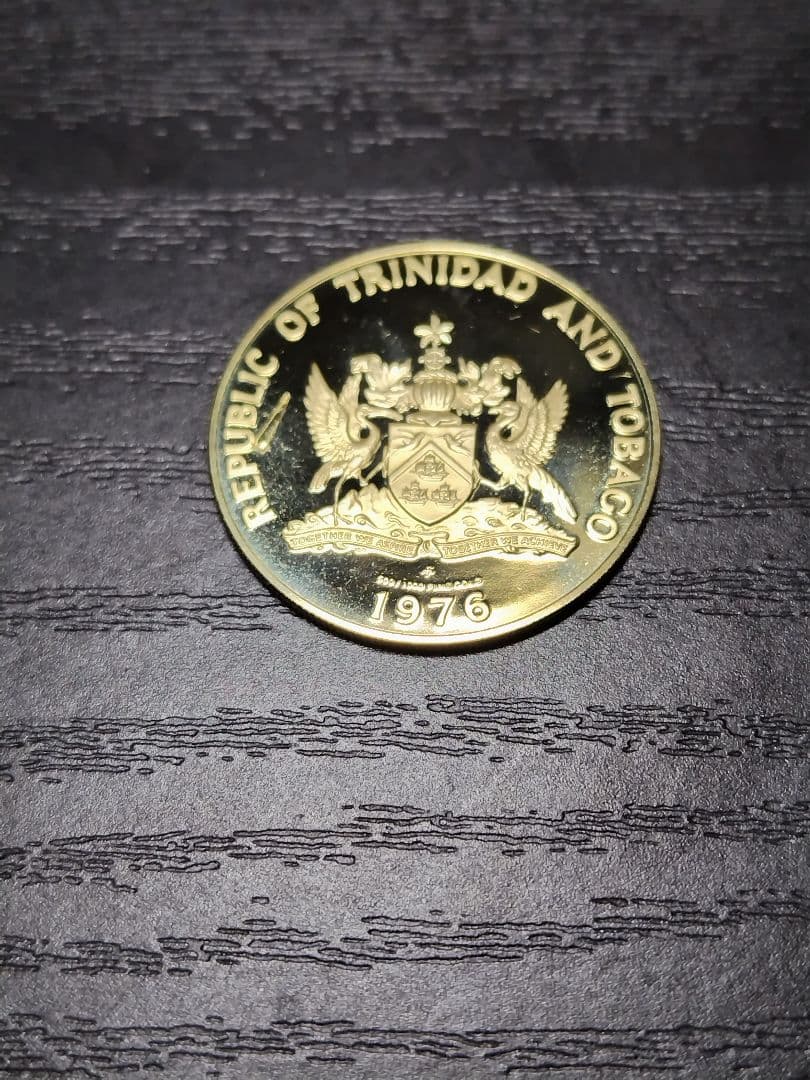 記念金貨 　　　　　　　　 トリニダード・トバゴ共和国 1976年