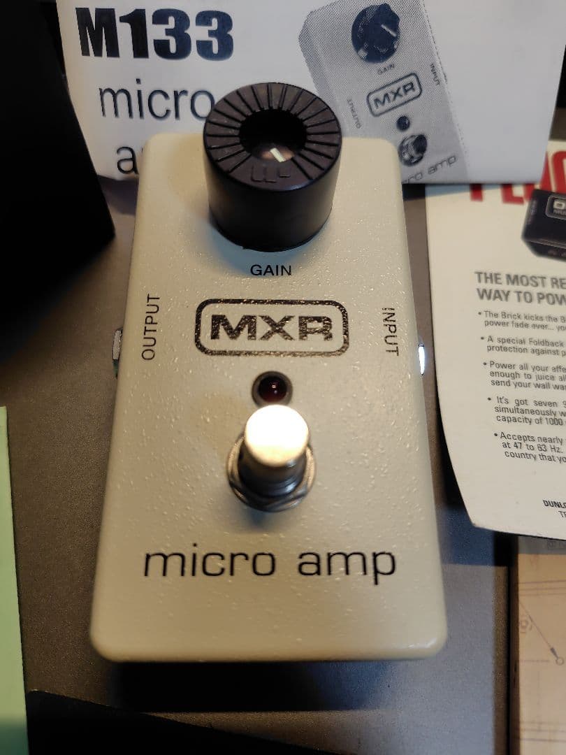 【美品】MXR M133 micro amp ギターエフェクター