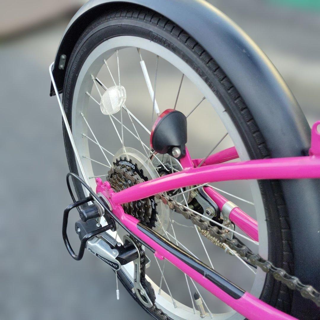 ARCHNESS 折りたたみ自転車 ピンク