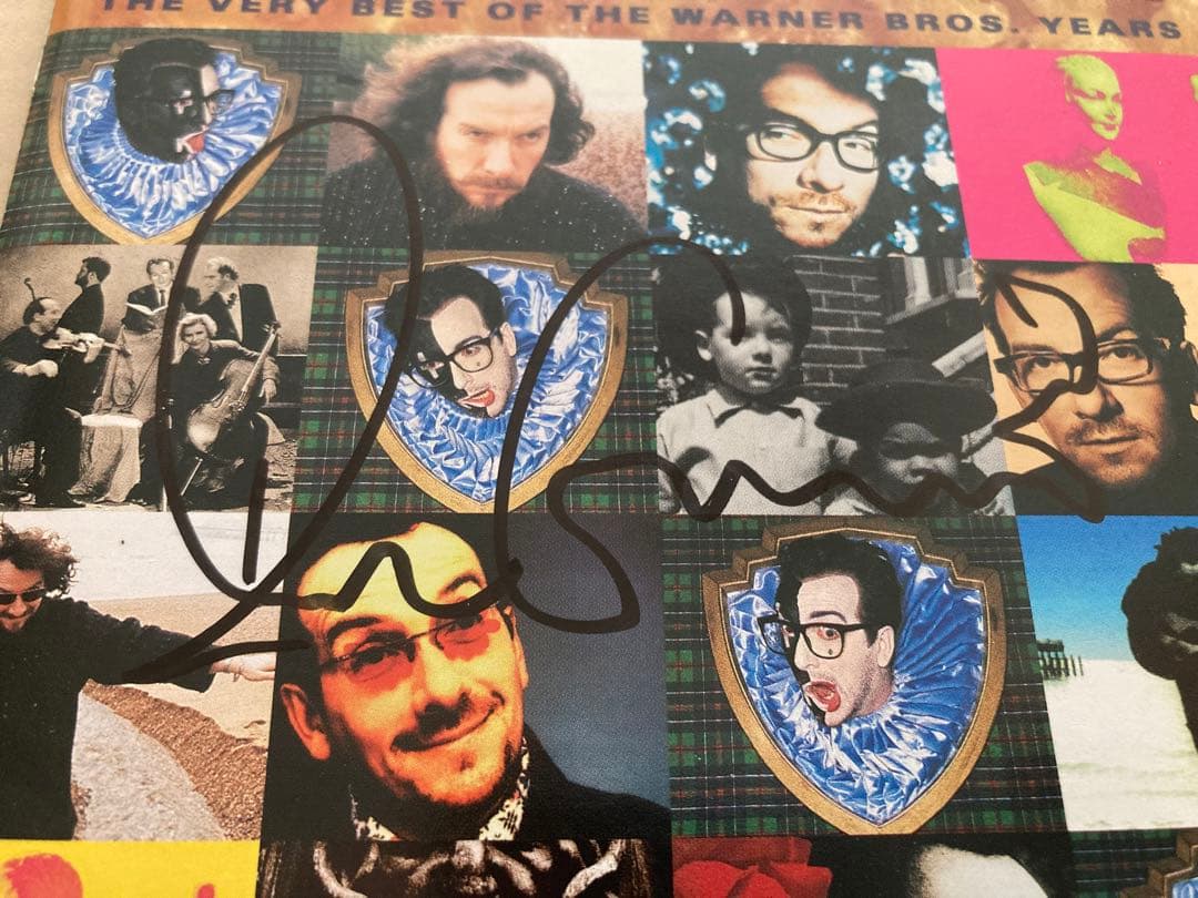 レア　エルヴィスコステロ 直筆　サイン　CD elvis costello