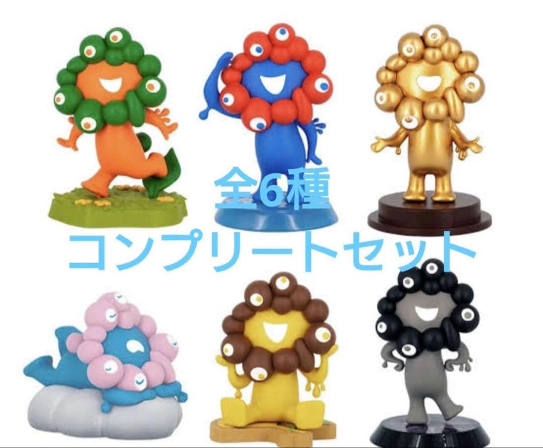 ⭐️海洋堂ミャクミャクフィギュアコレクション 全6種コンプリート【ショッパー付】