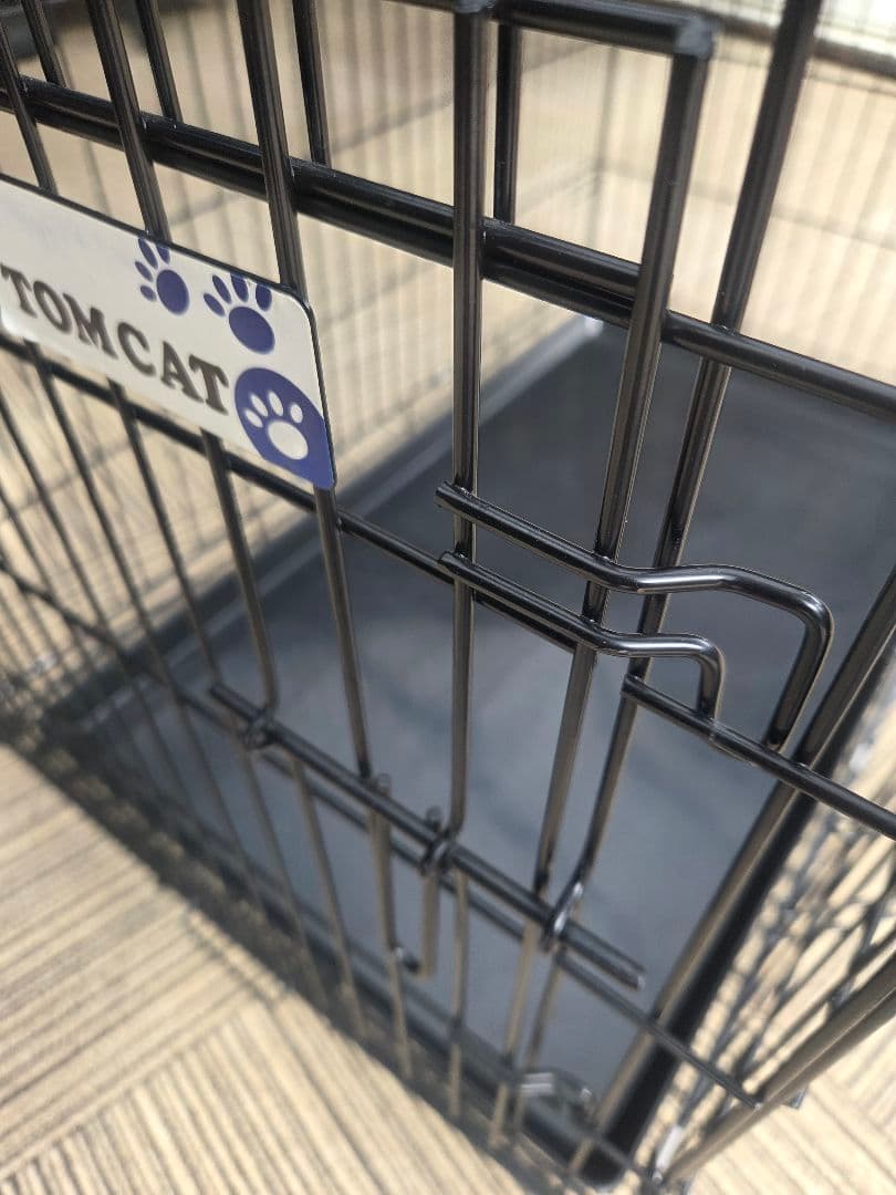 犬用金属ケージ 取り外しトレー付き