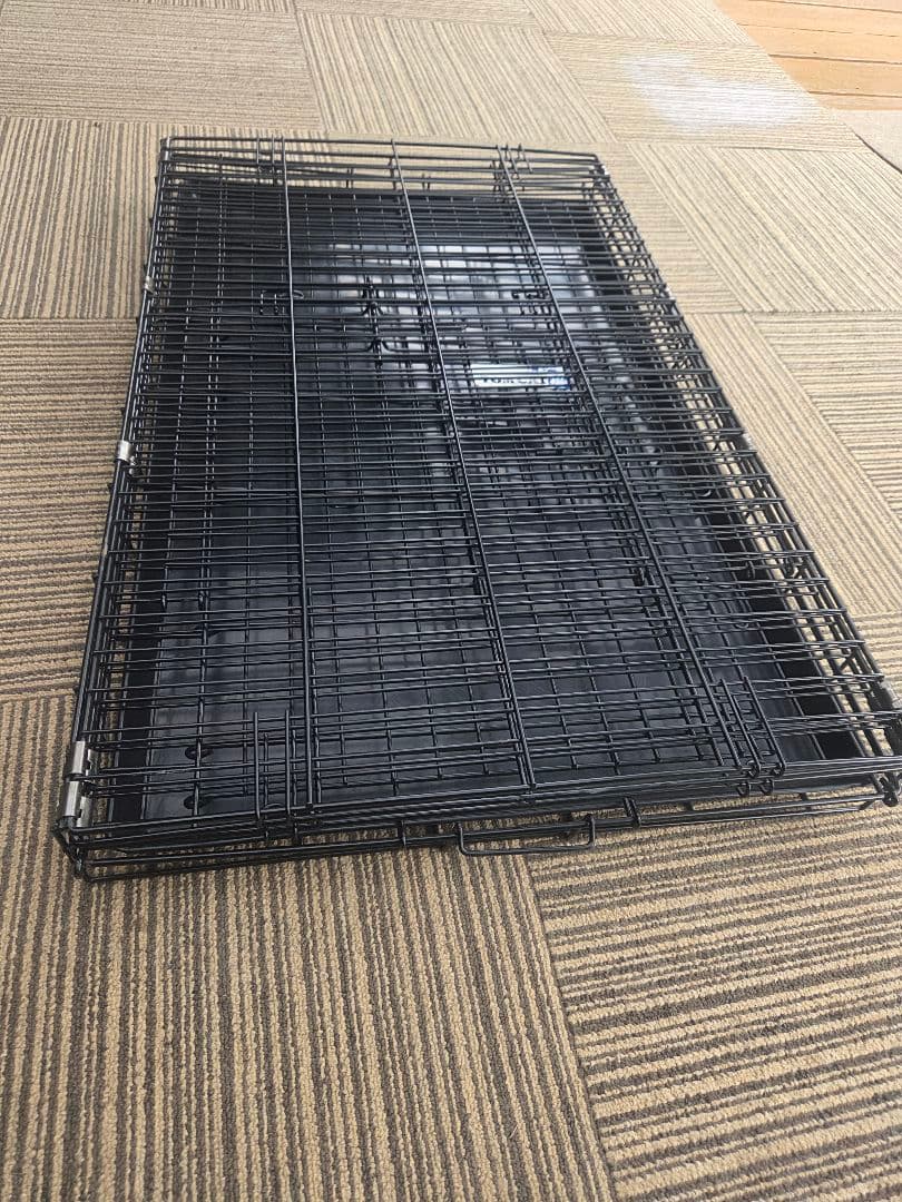 犬用金属ケージ 取り外しトレー付き