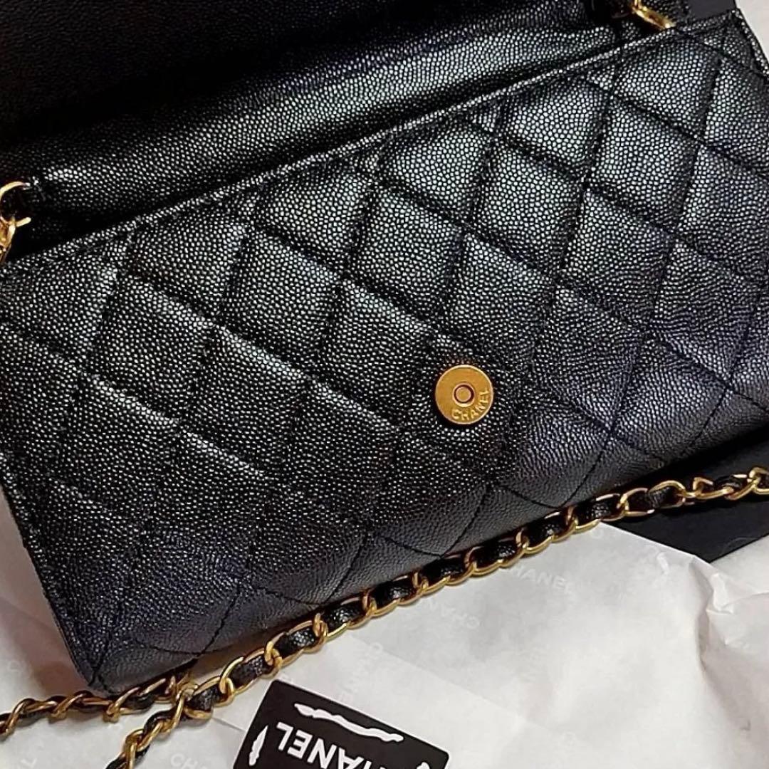 CHANEL ノベルティ チェーンウォレット 長財布 ショルダーバッグ シャネル