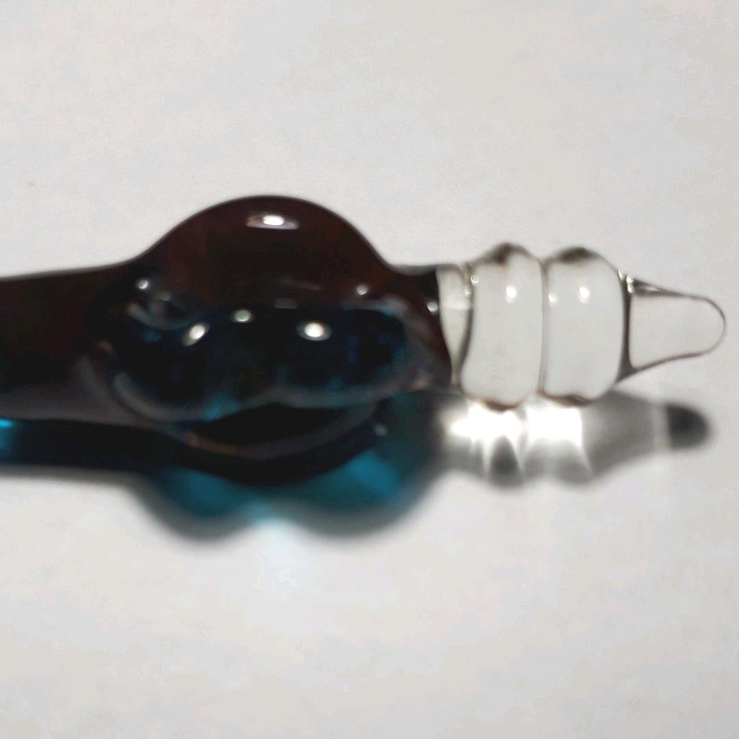 青色ねじり簪（江戸時代後期）