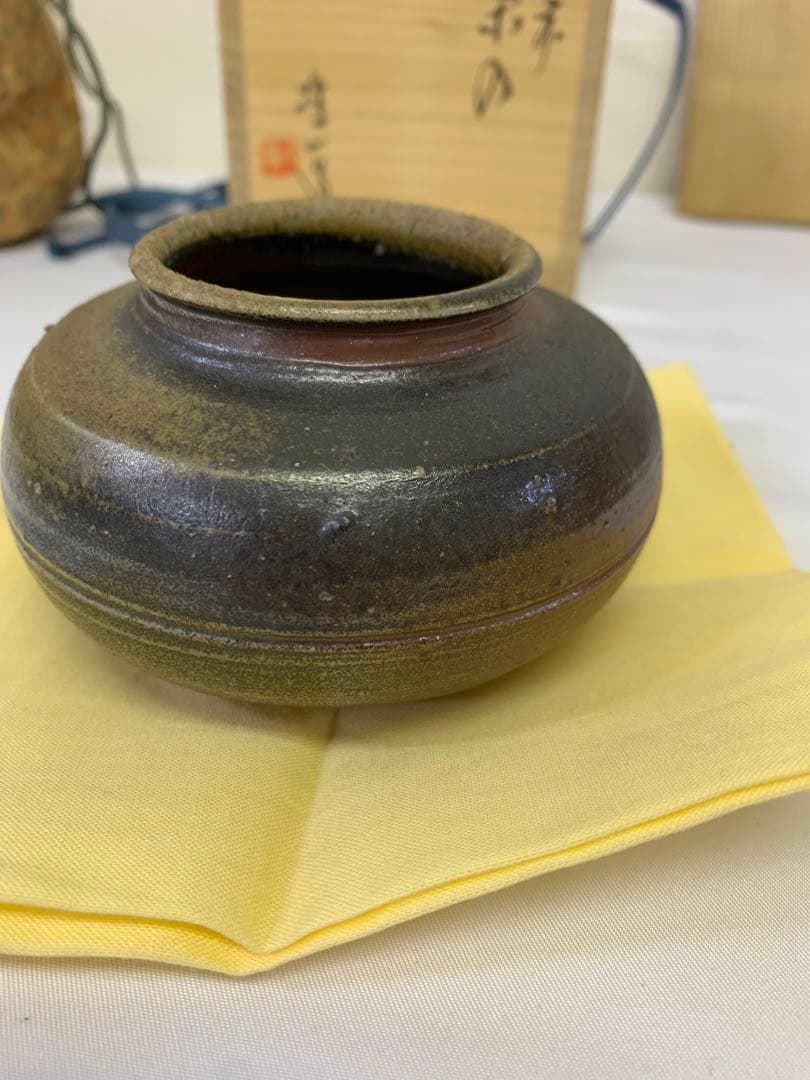 山本雄一　備前　茶入