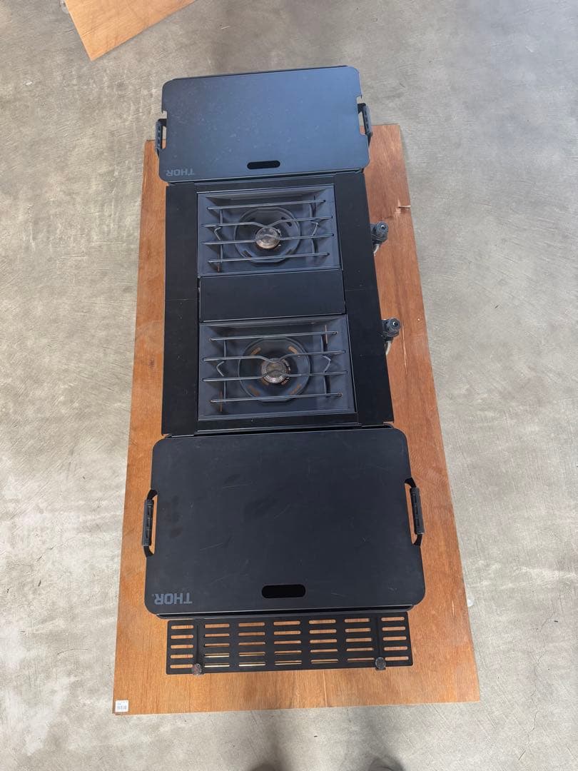 シェルコン50+ブリッジテーブル+フラットバーナー+ピーカーズトレー