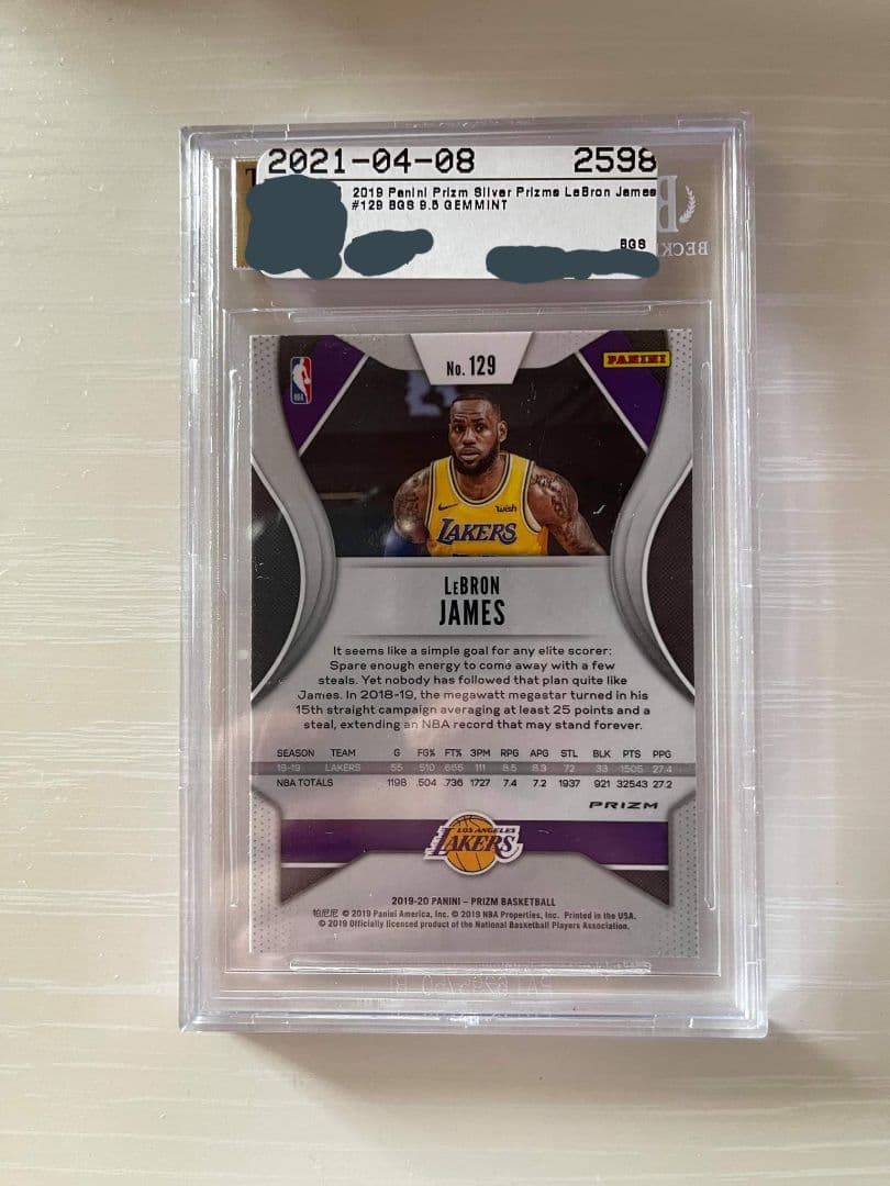 NBA カード Lebron James  Silver  BGS 9.5