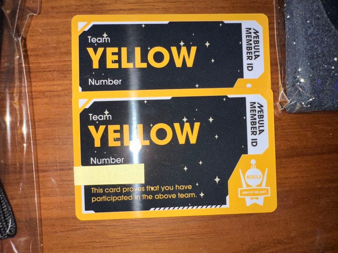 【新品未開封】ネビュラロマンスVIP席グッズセット + メンバーIDカード 2組