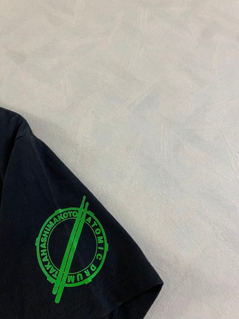 美品 ATMIC DRUM 高橋まこと 直筆サイン入り Tシャツ サイズM