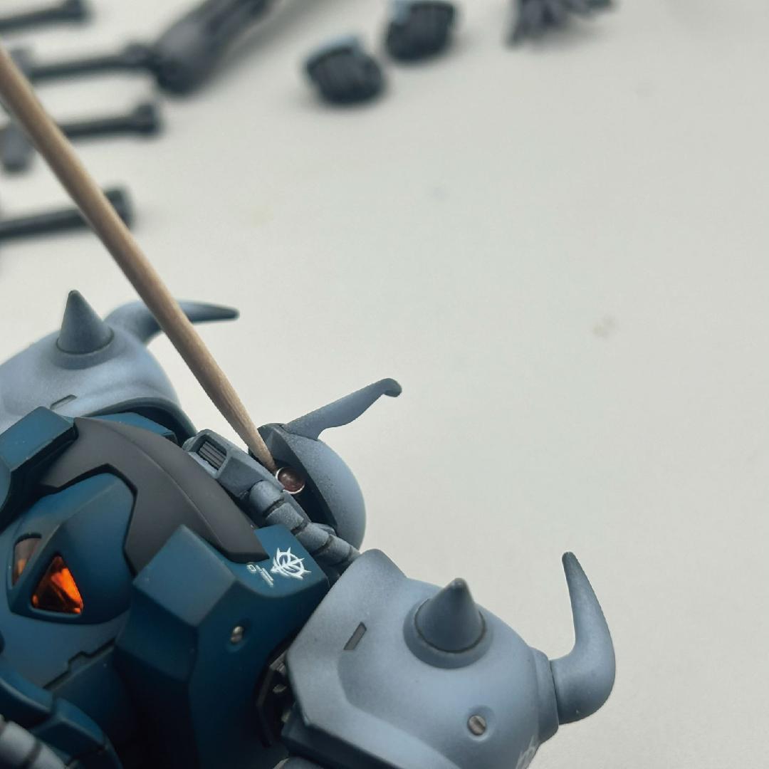 【たーぼー】HGグフカスタム　電飾塗装済完成品