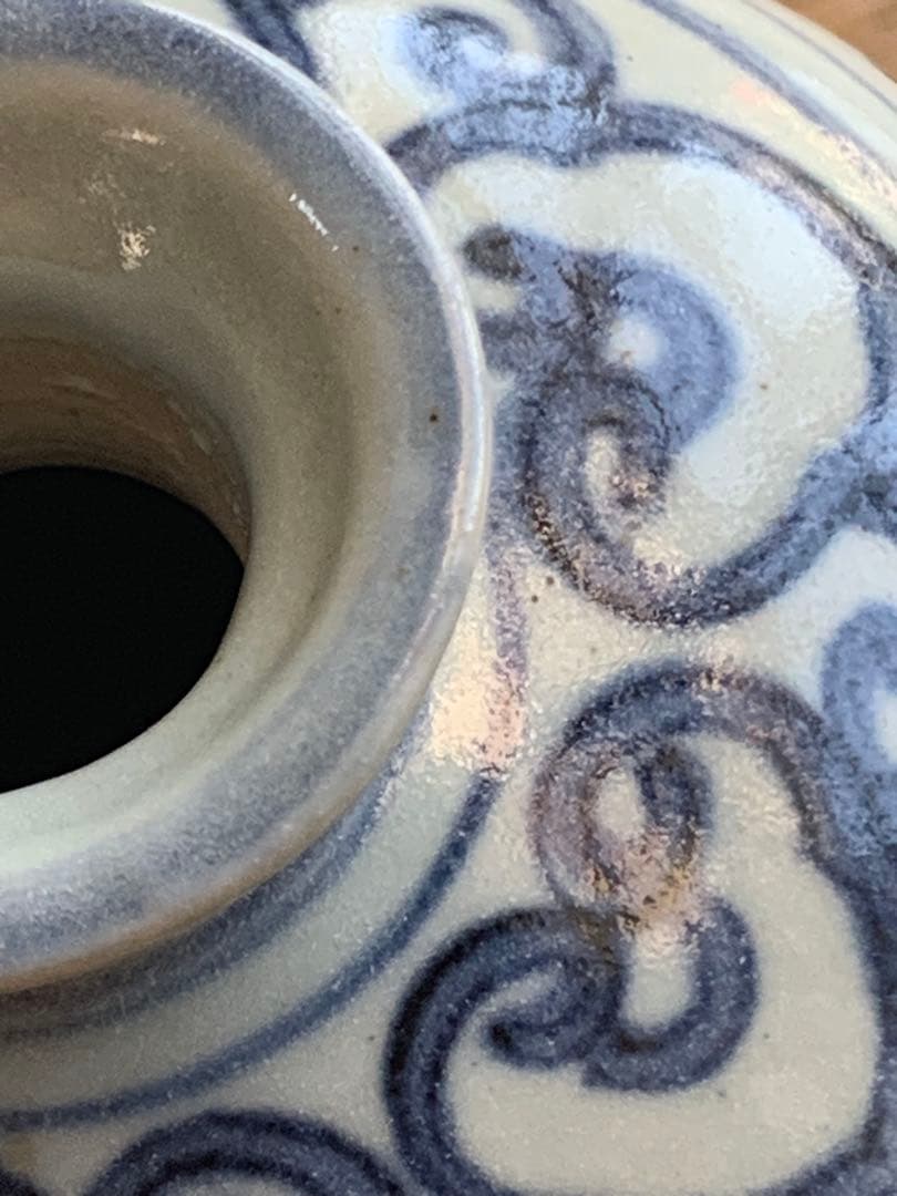 中国明時代染付花瓶