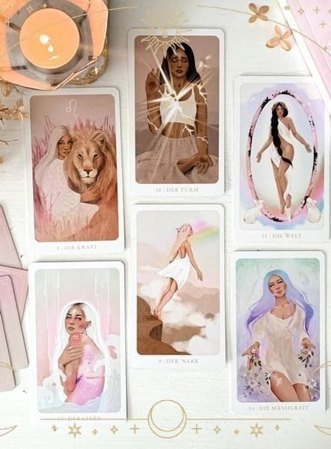 【正規品タロットカード】入手困難✨ドイツ発の美しくラグジュアリーなデッキ✨金縁