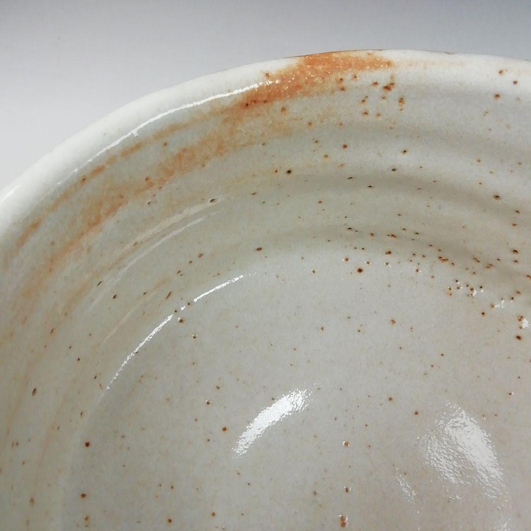 Ｔ７８１　茶碗　『志野茶碗』『秀泉 作』『前大徳寺 福本積應 書付』共箱　茶道具