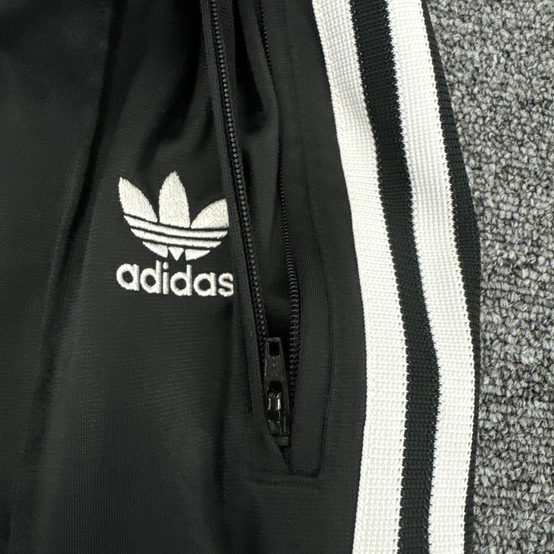 【新品】adidas トラックパンツ 黒 O(XL) BEAMS ストレート