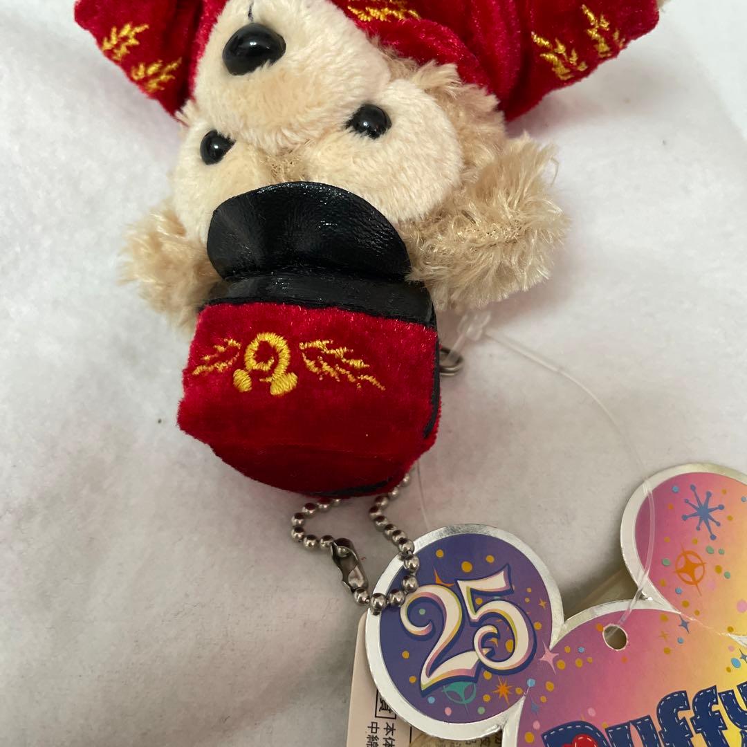 Duffy 美品ダッフィー 25周年 ホテルボーイコス ぬいば ぬいぐるみバッジ
