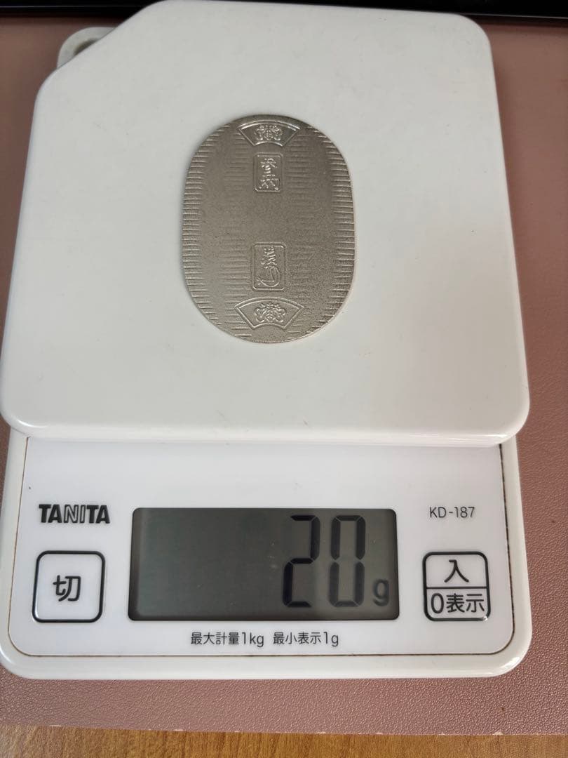 純銀小判（桐箱入）