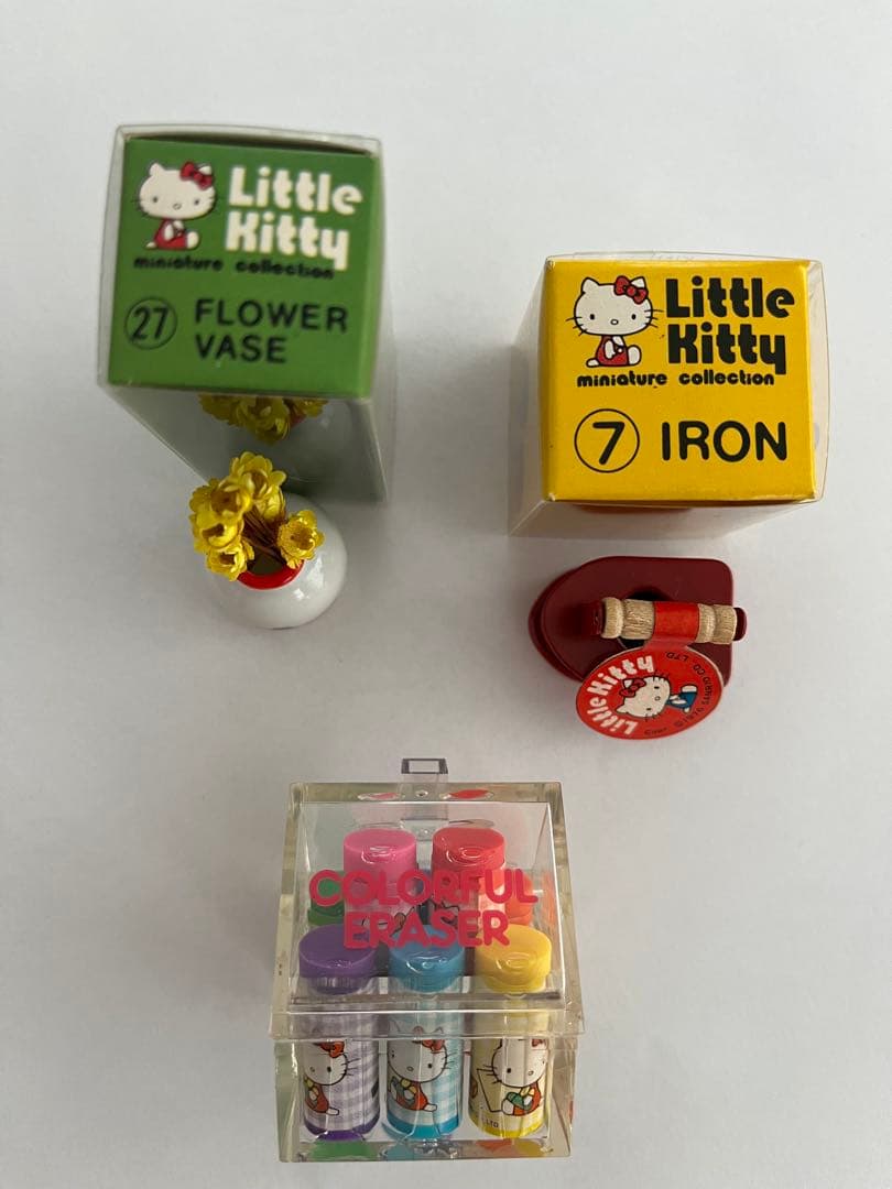 1976年　ハローキティ　リトルキティ ミニチュア　レトロ　当時物　バラ売可