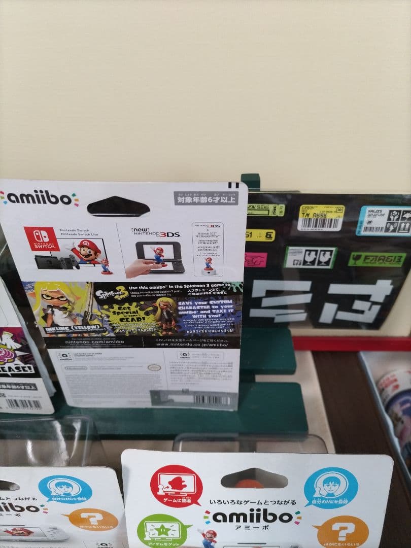 【開封使用品】【未初期化】　スプラトゥーン　amiibo　アミーボ　９体　セット