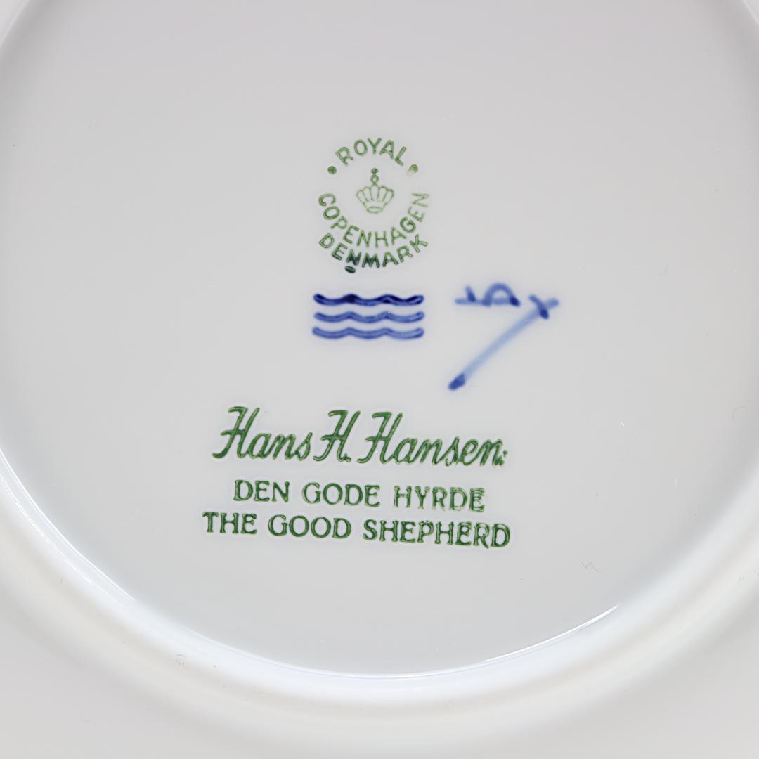 1957年 「羊と羊飼い」 イヤープレート ロイヤルコペンハーゲン