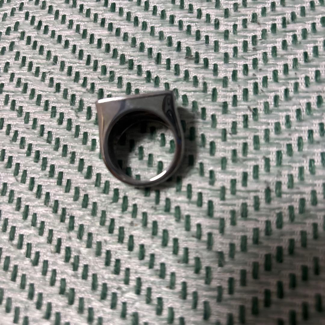 USMC スクエア型リング シルバー　基地放出品